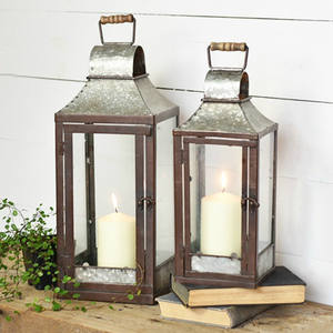 Bougeoirs et pots en métal de nouvelle conception de lanterne antique élégante de bougie d'acier inoxydable pour la décoration à la maison de Noël - Product Image 4