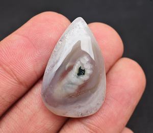 Cabujón de Ágata Musgo Solar Verde de Alta Calidad de 20-55 mm para Decoración de Relojes - Product Image 6