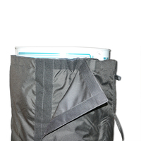 Calentador Flexible para Interiores y Exteriores, 200L 55Gal, Calentador de Tambor Metálico, 220-240V 1200W, Control Digital, Industrial