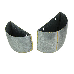 Conjunto de bolsillo de pared galvanizado vintage Forma personalizada Diferentes tamaños Perfecto para flores Bolsillos de hojalata con estilo Hecho EN LA India - Product Image 2