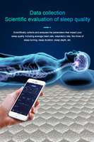 Matelas intelligent avec capteur intégré durable pour le suivi de la santé du sommeil, moniteur de sommeil, capteur de lit non portable
