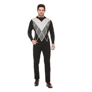 Haute qualité OEM ODM manufacture câble personnalisé hiver chaud crochet un chandail pour hommes100 % acrylique chandail pour hommes gilets chez macy's - Product Image 1