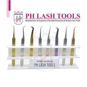<b>Desktop</b> Display <b>Stand</b> for 8 Eyelash Extension Tweezers with Your Company Name or Logo, <b>Desktop</b> Display <b>Stand</b> for Tweezers - Product Image 4