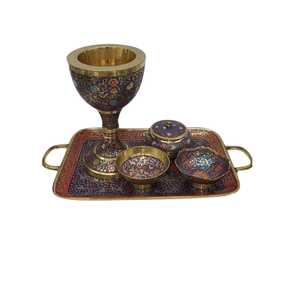 Pure Brass Hand-Painted Incense <b>Oud</b> Burner Customized Size And Shape <b>Bakhoor</b> Burner For Home Fragrance Use - Product Image 6