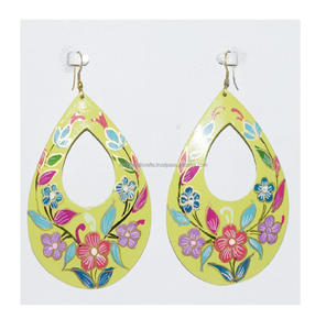 Pendientes de flores impresos en 3D, joyería Simple de acrílico transparente, pendientes de flores, joyería de moda para pendientes largos - Product Image 4
