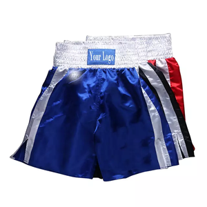 Short de Boxe de Muay Thai en Satin de Soie Personnalisable Taille OEM avec Logo Personnalisé pour MMA Karaté Taekwondo Vêtements d'Arts Martiaux - Product Image 5