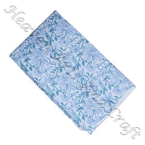 2025 Beautiful <b>Hand</b> Block Printed Cotton Fabric Indian Fabric by Yard Cotton Women's Clothing For Bohemian clothing From India - Product Image 6