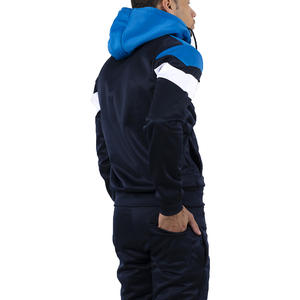 Anti-UV Two Tone Men Polyester Made Casual Tracksuits Penal Work/Block Printed Tracksuit - Product Image 3