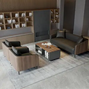 Sofá de oficina de gama alta, muebles de habitación de oficina con patas de Metal, venta al por mayor de Fábrica de Foshan