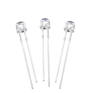 Stroh hut 5mm farbe schnelle und langsam Flash langen fuß stroh hut klar LED licht emittierende diode (1000 pcs)