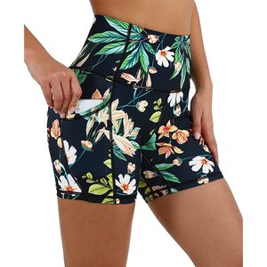 Eo cao quần short xe đạp với Túi thoáng khí thân thiện với môi cộng với kích thước tập luyện thể thao thể thao chạy Biker yoga quần short - Product Image 5