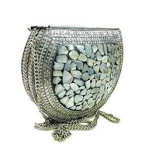 Luxurious Highest Quality Handcrafted Highly Polished Beautiful Customized Brass Fashion <b>Handbag</b> for Women From India , - Product Image 3