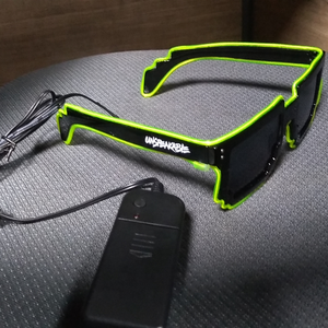 <span class=keywords><strong>Lime</strong></span> <span class=keywords><strong>Light</strong></span> El Craft EL Lunettes à fil Led Lunettes rougeoyantes Éclairage décoratif - Product Image 3