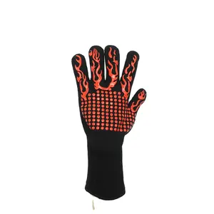 Hot Sale Kitchen Cooking Tools Baking Grill BBQ Kitchen Gloves Heat Resistant Non Slip Glove