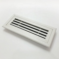 HVAC Grille de retour d'air en plastique PVC d'échappement d'air Filtre à charnière