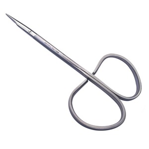 Tijeras de Tenotomy con mango de cinta, anillo grande recto de 11cm - Product Image 1
