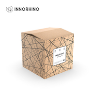 Caja de Envío para Botellas de Vino Corrugada con Separador, Resistente y Ecológica, para Whisky, Tequila y Comercio Electrónico