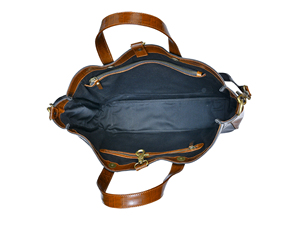 Dernier OWE Sac de messager unisexe en cuir imprimé croco haute qualité luxe bureau mode deux lanières en cuir véritable doublure en coton - Product Image 5