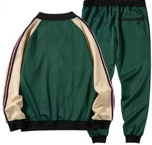 2024 printemps automne grande taille hommes personnalisé gris avec patch en cuir noir à capuche polaire maigre survêtement pour hommes - Product Image 4