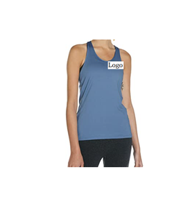 Ropa de gimnasio para mujer, camiseta sin mangas de entrenamiento de alta calidad para Yoga, deportes, Fitness, 94% poliéster, 6% elastano, personalizada, novedad - Product Image 1