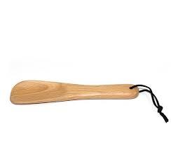 Corne à chaussures en bois d'acacia classique, 4 pièces, poignée longue, haute qualité, poli et brillant, fait à la main - Product Image 6