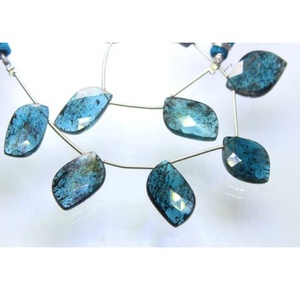 ลูกปัดมอสไคยาไนต์ธรรมชาติทรงแฟนซีคุณภาพสูง ขนาด 11x19 มม.-15x24 มม. สำหรับทำเครื่องประดับ - Product Image 4