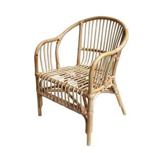 Chaise en rotin de loisirs réglable classique pour salon, bureau à domicile et hôtel - Product Image 6