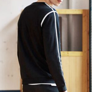 Sweat à capuche à col rond pour hommes, t-shirt éponge, personnalisé, français - Product Image 3