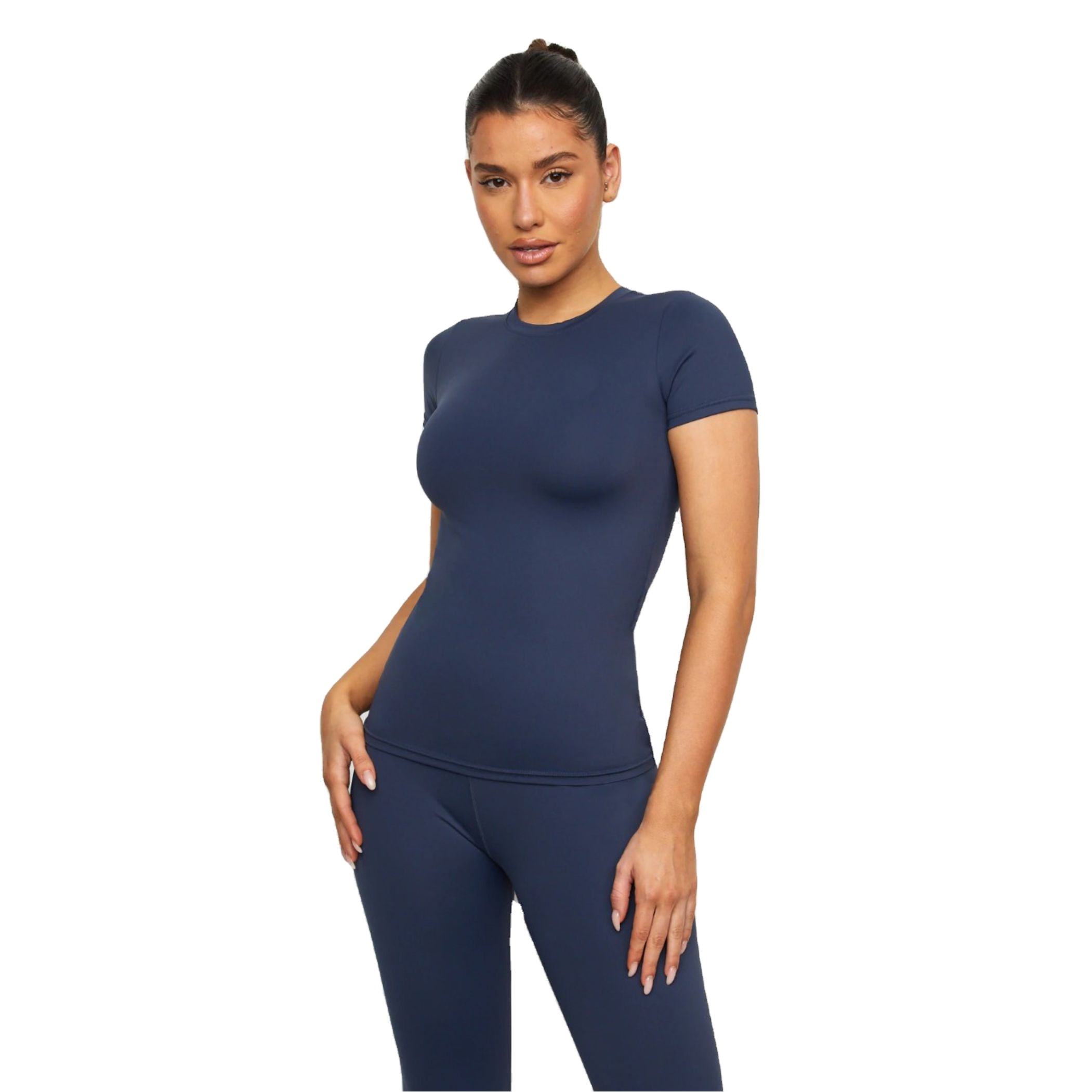 Vendor Cheap Wholesale Autumn Casual Long Sleeve Slim Fit Gym Women Soft 100% Cotton T-shirt 