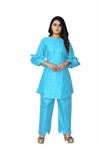 Kurtis femmes coton rayonne Viscose Anarkali dernière conception de mode prêt à porter bas prix Dupatta Jackate robe indienne en gros - Product Image 2