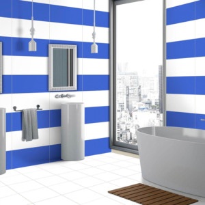 Alpine Blue Fresh Modern Designs High Grade Glossy Florence Color 300x600mm Azulejos de cerámica para pared y piso para uso personal .. - Product Image 1