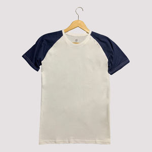 T-shirt Raglan 100% coton coloré sur mesure de qualité supérieure à vendre en différentes couleurs et tailles - Product Image 3