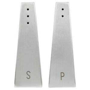 Elegant Virgin Crafts Stainless Steel Pyramid <b>Shakers</b> Natural Silver Spice Tools for <b>Salt</b> and <b>Pepper</b> for Gift Purpose - Product Image 1