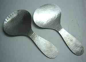 Juego de cubiertos de lujo Cuchara con cuchillo Juego de 4 cuchillos de cocina de metal de latón Juego de 4 cuchillos de metal de aluminio y acero inoxidable - Product Image 4