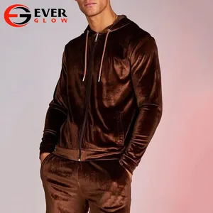 EVERGLOW — survêtement pour hommes, vêtement de Sport décontracté, avec fermeture éclair, veste et chemise, costume de marche - Product Image 1