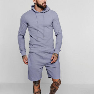 Conjunto Deportivo de 2 Piezas para Hombre, 100% Poliéster, Tejido de Franela, Secado Rápido, con Logotipo Personalizado - Traje Deportivo Informal de Verano - Product Image 3