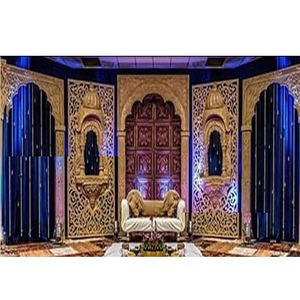 Escenario para Bodas Musulmanas Walima, Escenarios para Bodas Pakistaníes, Escenarios Modernos para Recepciones, Decoración para Eventos de Bodas Hindúes, Australia - Product Image 1