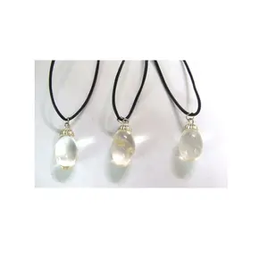 Lingge en cristal Quartz avec pendentif de guérison, vente en gros de pendentifs en pierres précieuses - Product Image 1