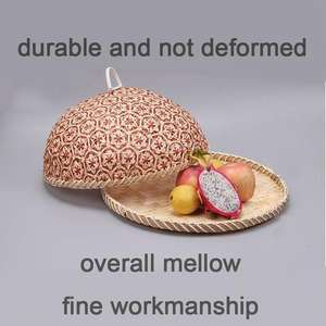 Plateau de service fait à la main en bambou, avec couvercle, nouveau, vente en gros du Vietnam, - Product Image 5