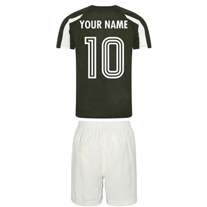 Camiseta de Fútbol Personalizada al por Mayor para Hombre, Camiseta de Fútbol Personalizada para Adulto con Nombre, Número de Equipo y Logotipo, Impresión por Transferencia de Calor OEM - Product Image 6
