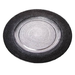 Martelé à la main en gros métal acier inoxydable sûr Bronze ou or rose rond décoration de table de mariage assiettes de chargeur - Product Image 5