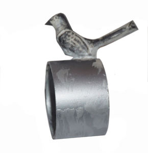 Anneau de serviette en métal, anneau de serviette décoratif en forme d'oiseau, anneau de serviette design, anneau de serviette à motif d'oiseaux, porte-serviettes élégant - Product Image 2