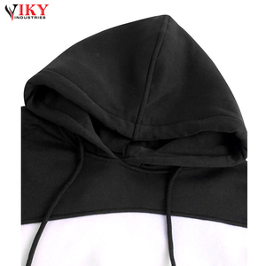 Homme 100% Polyester Pas Cher OEM Blanc Personnaliser Logo En Vrac À Capuche Sweat À Capuche - Product Image 3