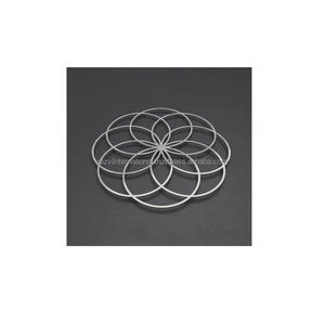 Vente flash - Art mural en métal de forme carrée dorée, écologique, durable, 100% fait main, design moderne, à suspendre au mur pour la décoration de la maison - Product Image 2