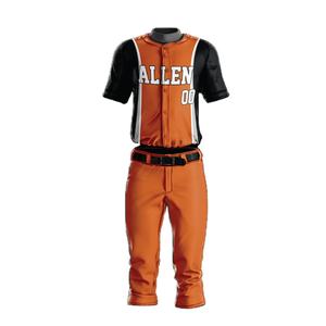 Uniformes de softball personnalisés OEM vente en gros ensembles de vêtements de sport légers et respirants avec option d'impression par sublimation complète - Product Image 1