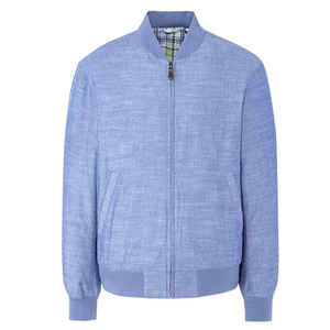 Dernière Conception Personnalisée En Gros 100% Polyester Baseball Bomber Veste Tissu Respirant Blouson - Product Image 1