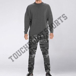 Jogger สำหรับผู้ชาย,ผ้าฝ้าย Jogger สำหรับใส่ออกกำลังกายในยิม - Product Image 2