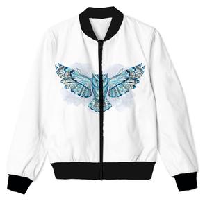 Veste avec fermeture éclair papillon doré 3D, de taille américaine et européenne, nouvelle collection, impression par Sublimation, grande taille 4XL, 5XL, 6XL - Product Image 2