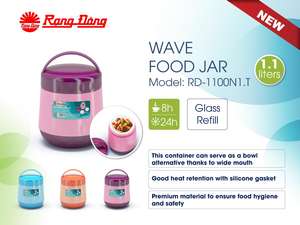 Rang Dong Eco-Friendly Portable <b>Hot</b> Product <b>Lunch</b> <b>Box</b> Vacuum <b>Food</b> Container 1100ml with 6-12 Hours Thermal Insulation - Product Image 2