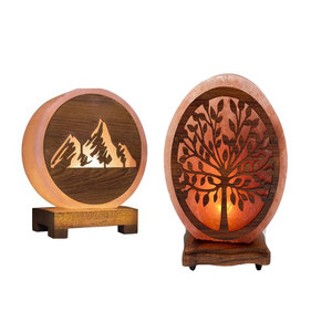 Himalayan 3D <b>Tree</b> Plate With Salt Lamp With Individual Packing and Shrink Wrap Box-Sian Enterprises - Product Image 6